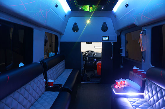 limo van seating