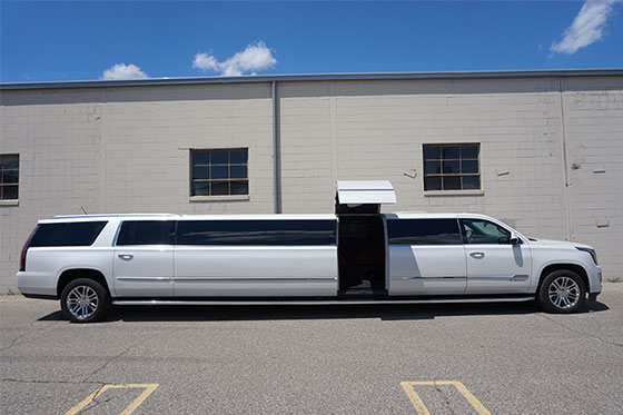 sleek limo exterior