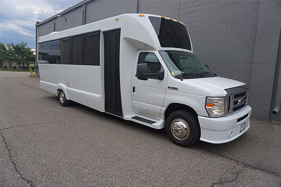 elegant party bus exterior