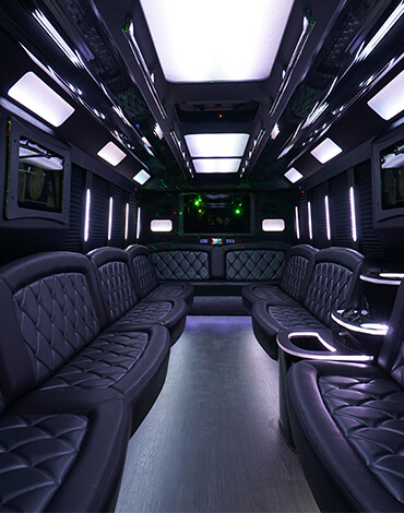 party bus memphis interior